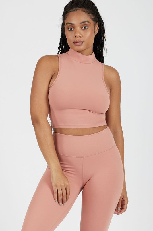 High Neck Cut Off Tank | Available in 5 Colors